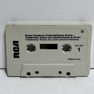 Boston Symphony Orchestra Charles Munch Tchaikovsky Romeo & Juliet Cassette Tape